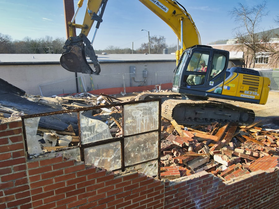 Light demolition work