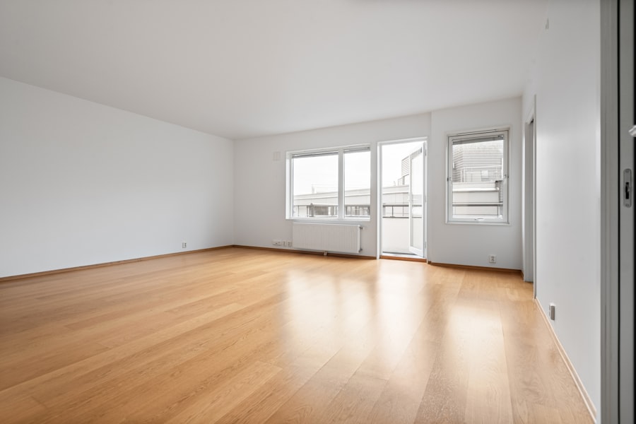 Empty rental unit after cleanout